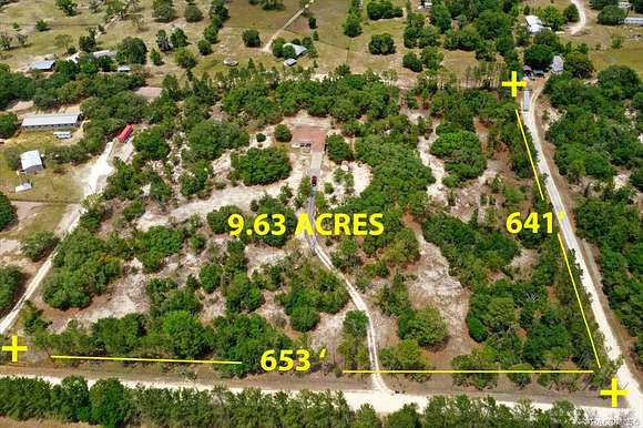 9.6 Acres of Land with Home for Sale in Dunnellon, Florida