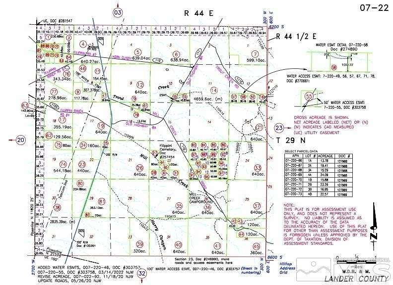 38.46 Acres of Land for Sale in Battle Mountain, Nevada