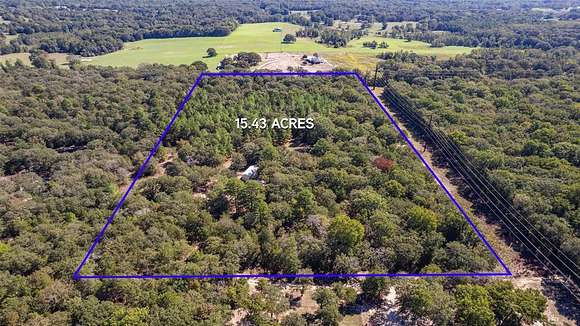 15.4 Acres of Land with Home for Sale in Mineola, Texas