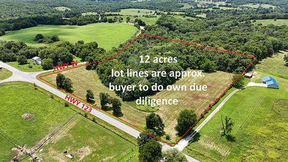 12.4 Acres of Land for Sale in Walnut Grove, Missouri