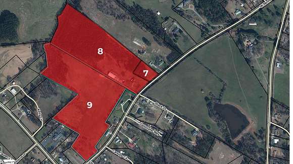 36.3 Acres of Agricultural Land with Home for Sale in Westminster, South Carolina