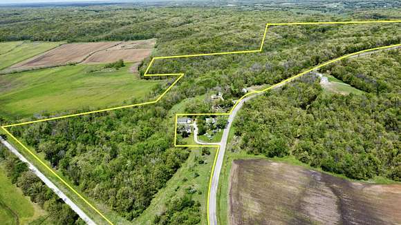 93 Acres of Recreational Land with Home for Sale in Stahl, Missouri
