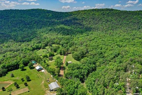 39.2 Acres of Land with Home for Sale in Hot Springs, Arkansas