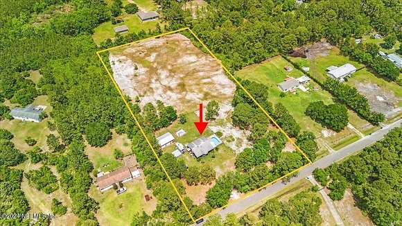 4.3 Acres of Residential Land with Home for Sale in Jacksonville, Florida