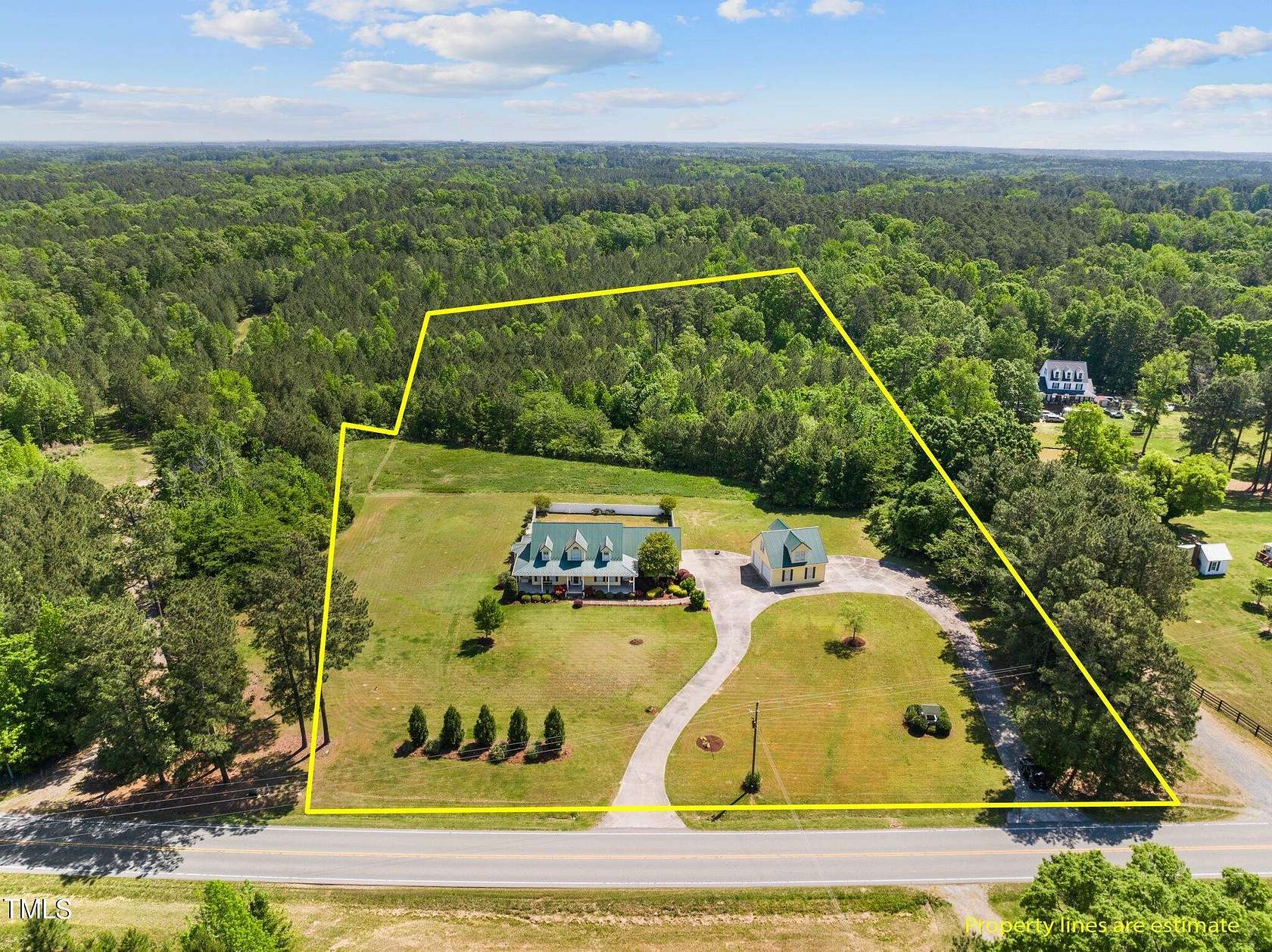 5.6 Acres of Residential Land with Home for Sale in Apex, North Carolina