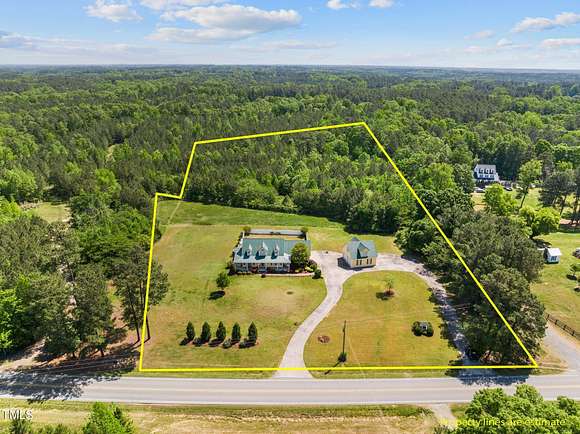 5.6 Acres of Residential Land with Home for Sale in Apex, North Carolina