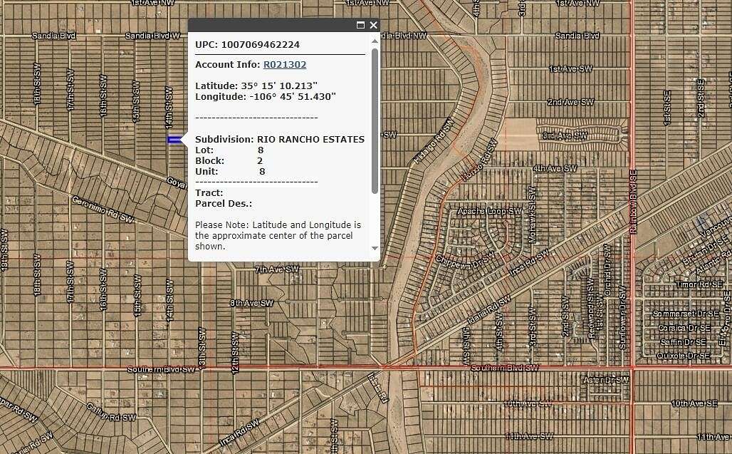 0.5 Acres of Land for Sale in Rio Rancho, New Mexico