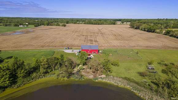 9.3 Acres of Residential Land with Home for Sale in South Whitley, Indiana