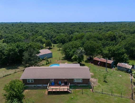 25 Acres of Land with Home for Sale in Macomb, Oklahoma