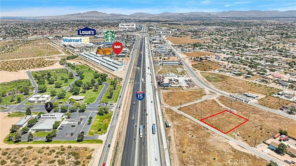 0.48 Acres of Commercial Land for Sale in Hesperia, California
