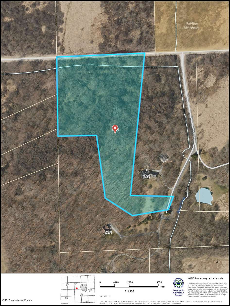 10 Acres of Residential Land for Sale in Ann Arbor, Michigan