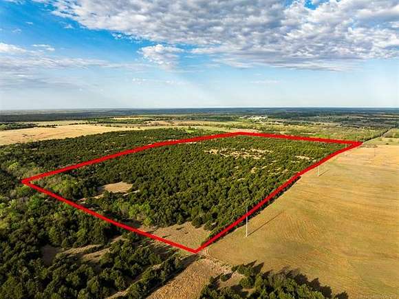 70 Acres of Recreational Land for Sale in Agra, Oklahoma