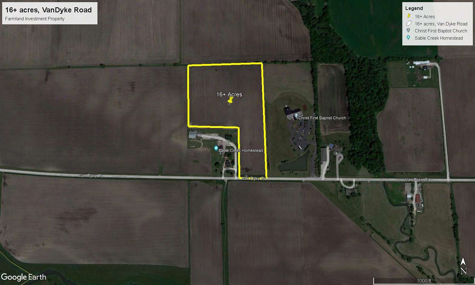 16 Acres of Recreational Land & Farm for Sale in Minooka, Illinois