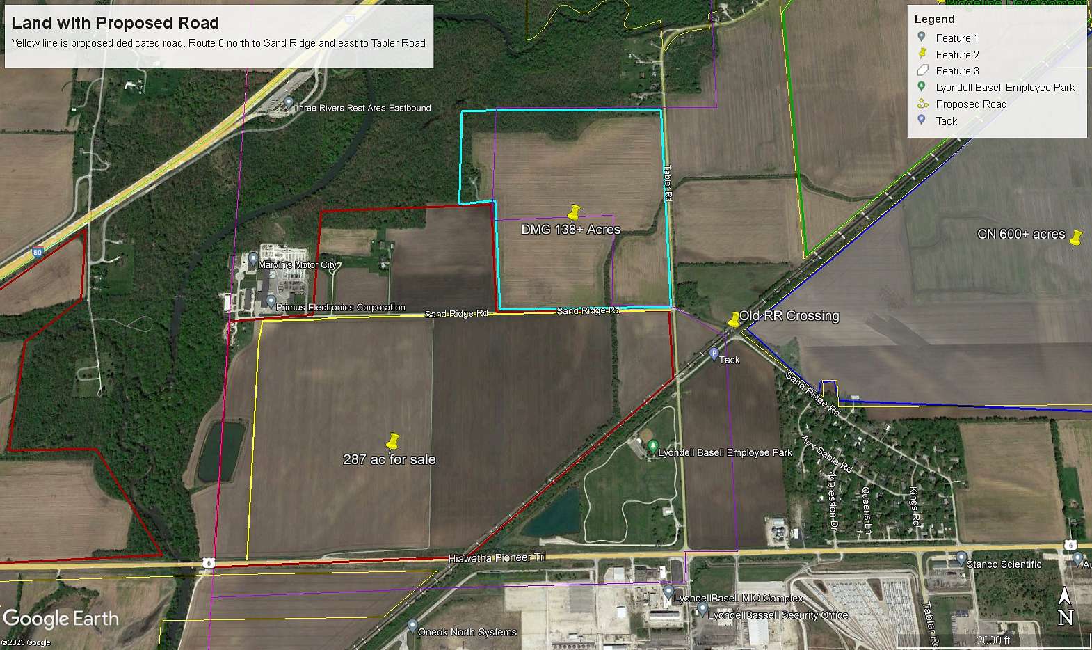289 Acres of Land for Sale in Channahon, Illinois