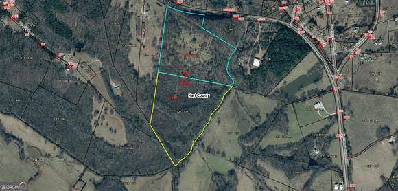 69.5 Acres of Land for Sale in Hartwell, Georgia