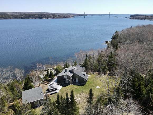6.58 Acres of Residential Land with Home for Sale in Deer Isle, Maine