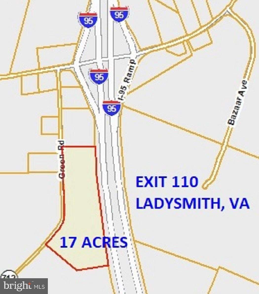 17.7 Acres of Commercial Land for Sale in Ruther Glen, Virginia