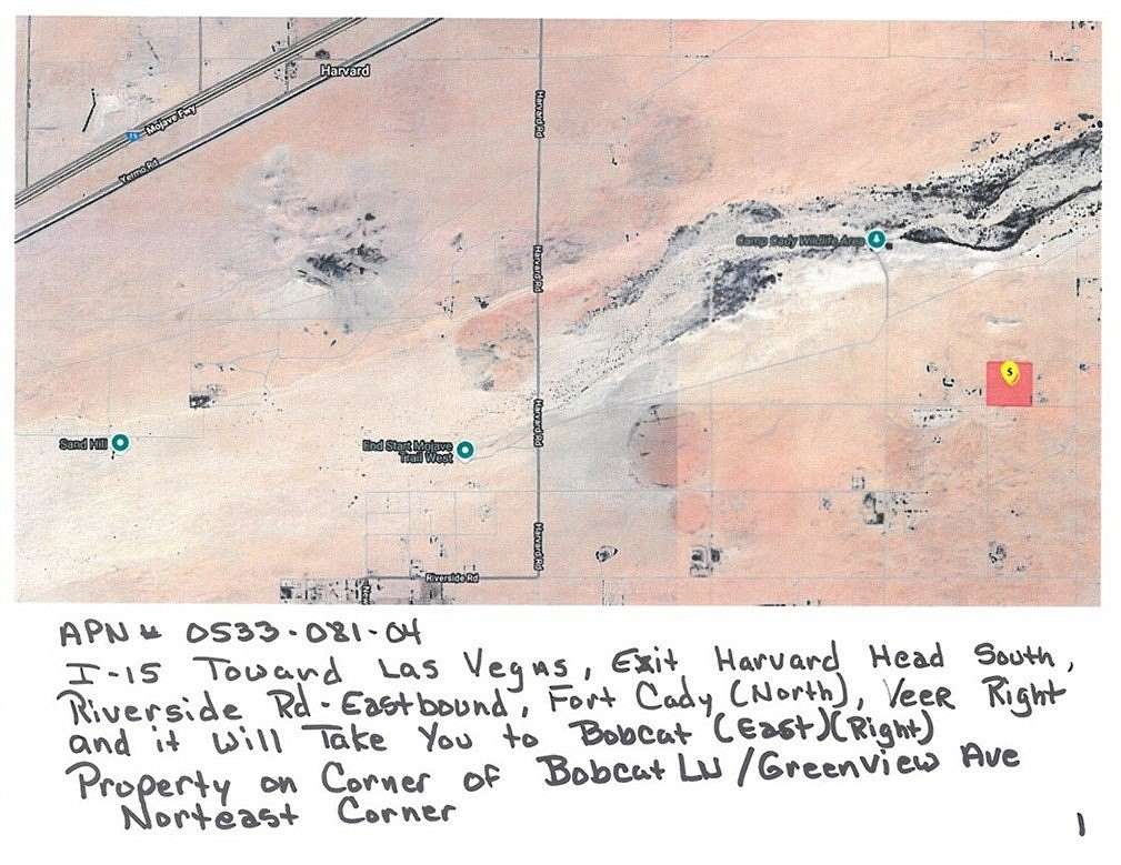 40.4 Acres of Land for Sale in Newberry Springs, California