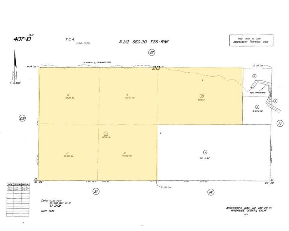 167 Acres of Land for Sale in Cherry Valley, California