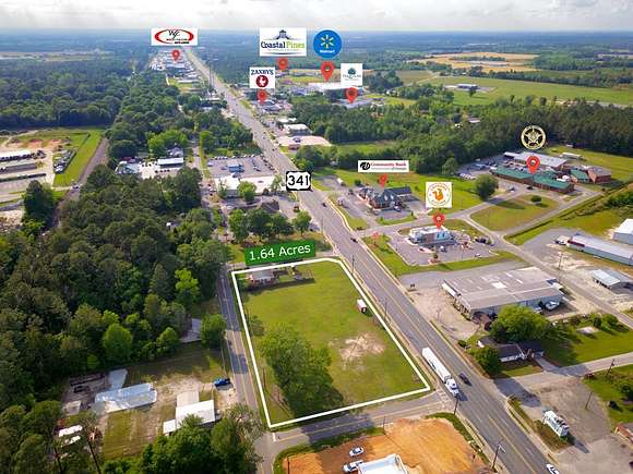 1.6 Acres of Commercial Land for Sale in Baxley, Georgia