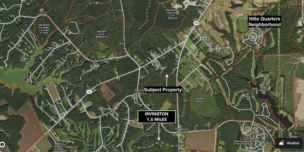 5.3 Acres of Residential Land for Sale in Irvington, Virginia