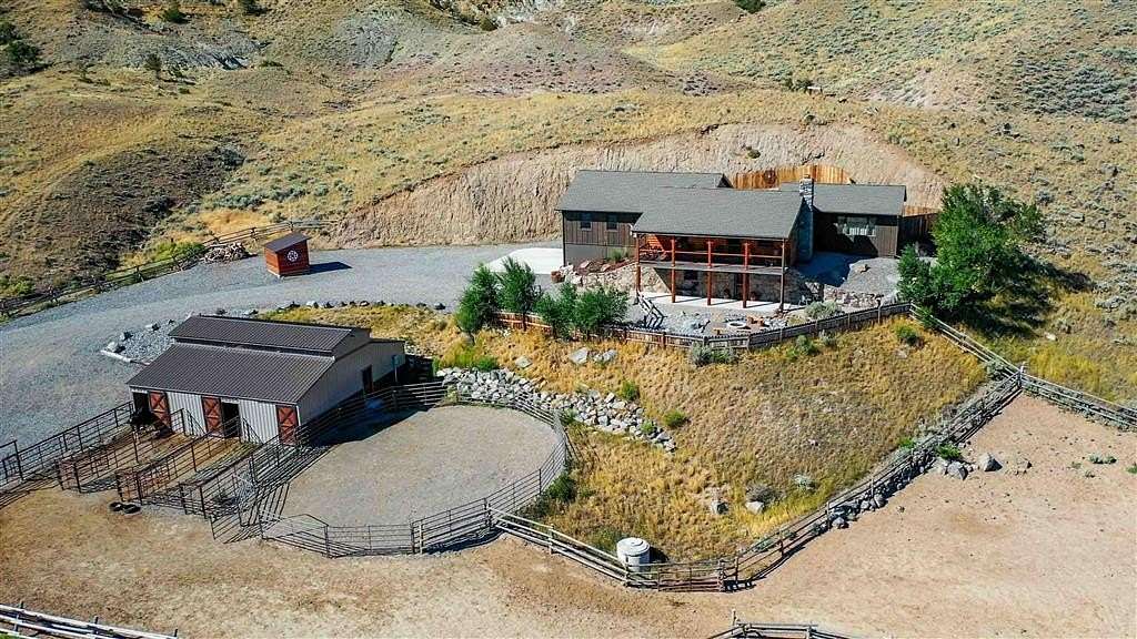 9.77 Acres of Land with Home for Sale in Cody, Wyoming