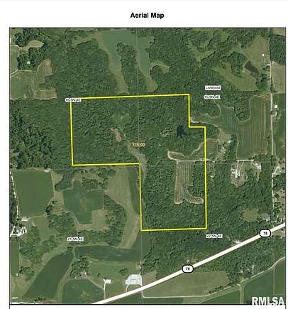 115 Acres of Recreational Land & Farm for Sale in Little America, Illinois