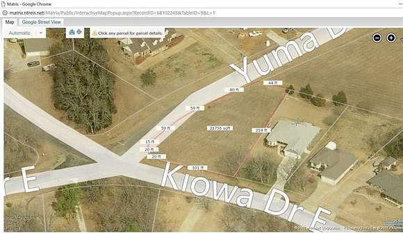 0.49 Acres of Residential Land for Sale in Lake Kiowa, Texas