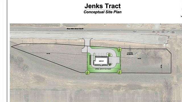 2.2 Acres of Commercial Land for Sale in Jenks, Oklahoma
