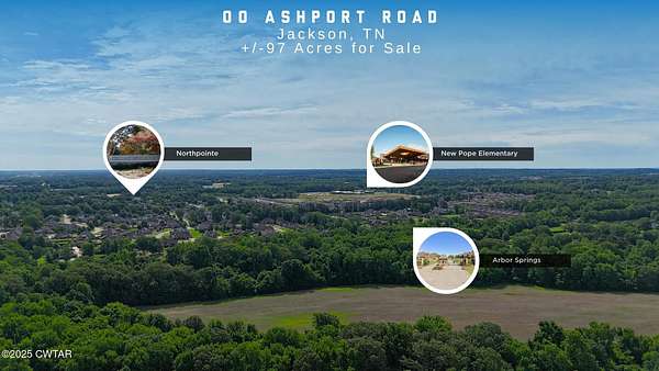 97 Acres of Land for Sale in Jackson, Tennessee