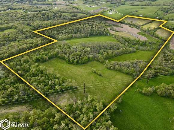 132 Acres of Agricultural Land for Sale in Ottumwa, Iowa