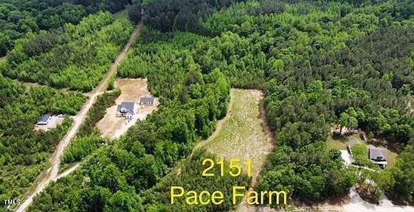 11.3 Acres of Land with Home for Sale in Wendell, North Carolina