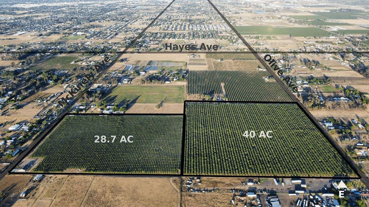 28.7 Acres of Land for Sale in Fresno, California