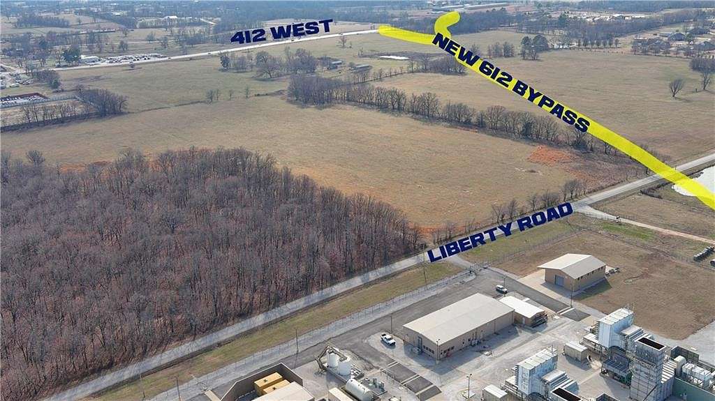 35.9 Acres of Commercial Land for Sale in Tontitown, Arkansas
