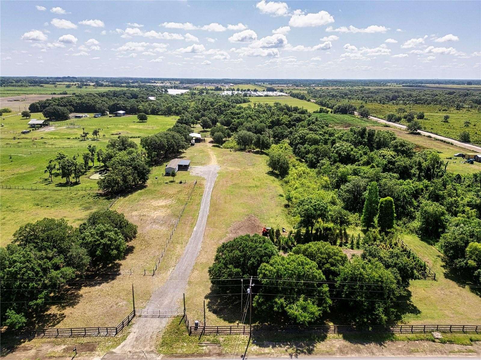 9.62 Acres of Land with Home for Sale in Wimauma, Florida