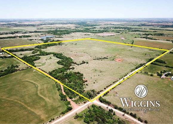 160 Acres of Recreational Land & Farm for Auction in Lucien, Oklahoma