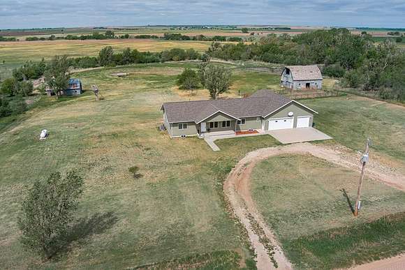 38.7 Acres of Recreational Land with Home for Sale in Hoisington, Kansas