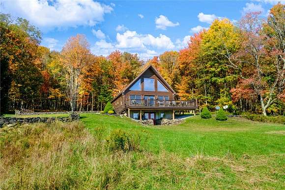 81.2 Acres of Recreational Land with Home for Sale in Franklin, New York