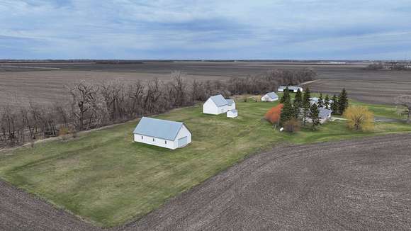 8.6 Acres of Land with Home for Auction in Hillsboro, North Dakota